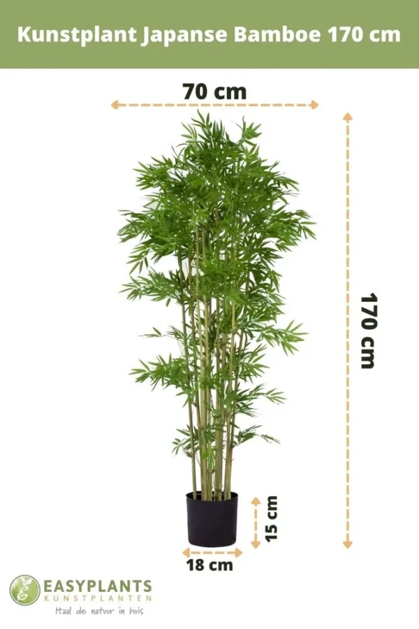 kunstig plante Japansk bambus 170cm.