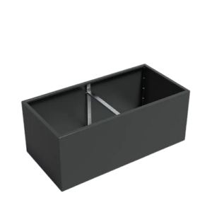 Plantekasse i stål flatpakket 200x100x80 cm