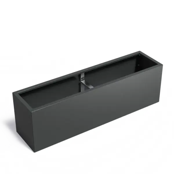 Plantekasse i stål flatpakket 200x50x60 cm