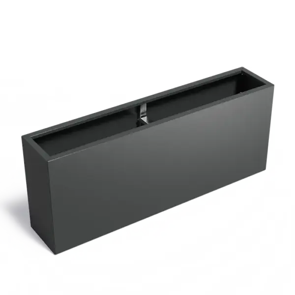 Plantekasse i stål flatpakket 200x40x80 cm
