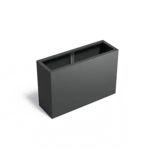 Plantekasse i stål flatpakket 120x40x80 cm
