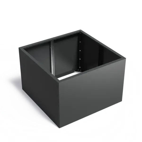Plantekasse pulverlakkert stål. 120x120x80 cm
