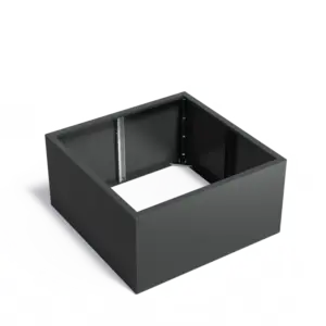 Plantekasse pulverlakkert stål. 120x120x60 cm