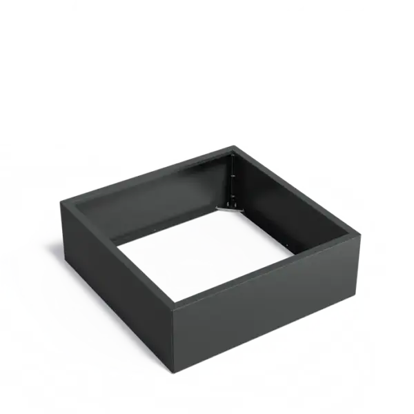 Plantekasse pulverlakkert stål. 120x120x40 cm