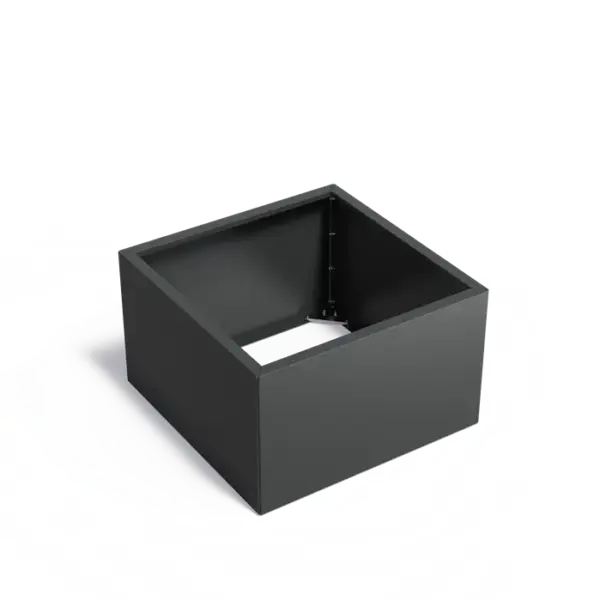 Plantekasse pulverlakkert stål. 100x100x60 cm