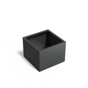 Plantekasse pulverlakkert stål. 80x80x60 cm