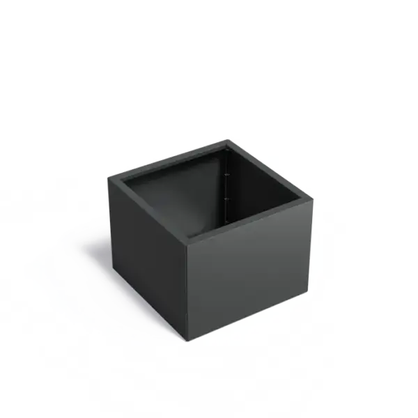 Plantekasse pulverlakkert stål. 80x80x60 cm