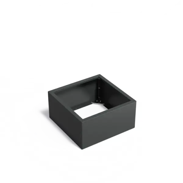 Plantekasse pulverlakkert stål. 80x80x40 cm