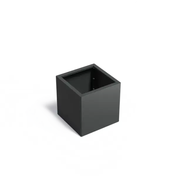 Plantekasse pulverlakkert stål. 60x60x60 cm