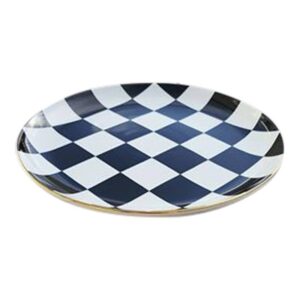 chess tallerken gull