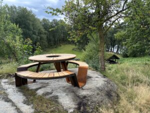 DUPN.R2300.Ct Piknik sett DUNC cortenstål