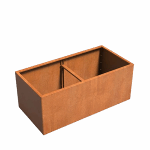 Rusty 200x100x80 flatpakket