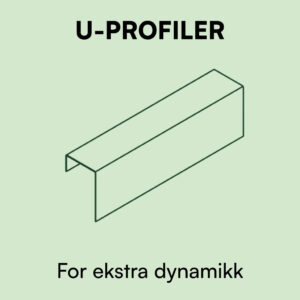 U-profiler cortenstål