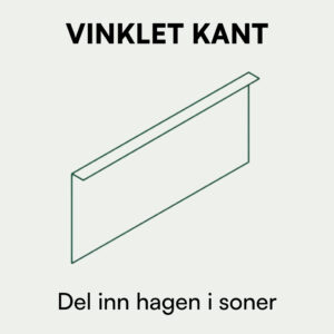 2mm tykkelse med vinklet kant