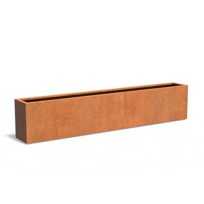 Rusty plantekasse i cortenstål
