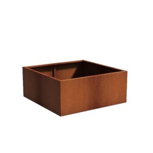 Plantekasse Rusty Cortenstål 140x140x60