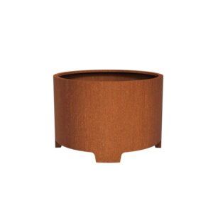 Plantekasse Rusty Cortenstål med ben 120x80