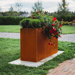 Plantekasse Rusty Cortenstål 80x40x80