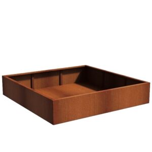 Plantekasse Rusty Cortenstål 200x200x40