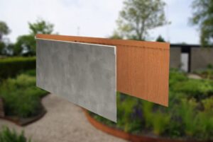 Hagekanter 7 cm høyde  - foldet kant