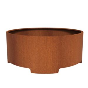 Plantekasse Rusty Cortenstål med ben 200x80