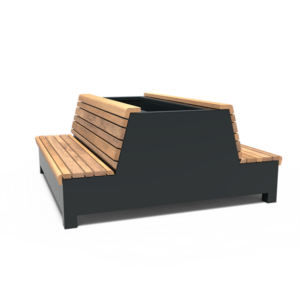 Benk dobbelt 200x200x90