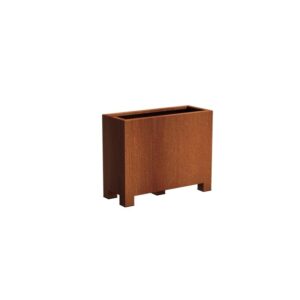 Plantekasse Rusty Cortenstål med ben 100x40x80