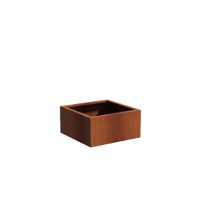 Plantekasse Rusty Cortenstål 80x80x40