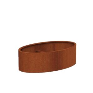 Plantekasse Rusty Cortenstål 200x120x60
