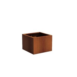Plantekasset Rusty Corenstål 80x80x60