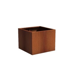 Plantekasse Rusty Cortenstål 100x100x80