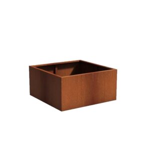 Plantekasse Rusty Cortenstål 120x120x60