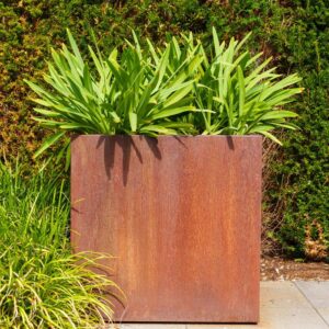 Cortenstål plantekasser Rusty 50x50x50