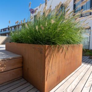 Plantekasse Rusty Cortenstål 60x60x60