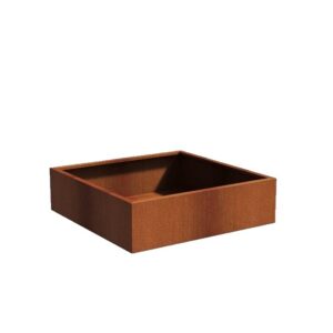 Plantekasse Rusty Cortenstål 140x140x40