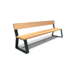 MIO benk med ryggstøtte