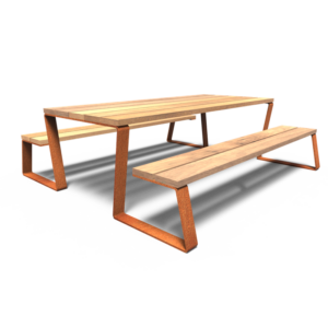 Piknik sett MIO cortenstål