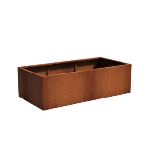 Plantekasse Rusty Cortenstål 200x100x60