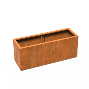 Rusty plantekasse flatpakket 150x50x60