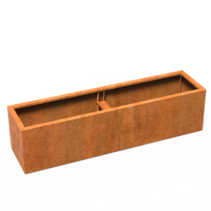 Rusty plantekasse flatpakket 200x50x50