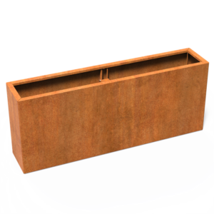 Rusty plantekasse flatpakket 200x40x80