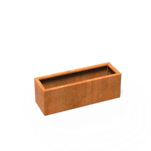 Plantekasse cortenstål Rusty flatpakket 120x40x40