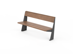TORO benk med ryggstøtte 160 cm