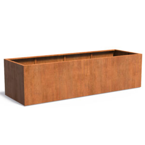 Cortenstål plantekasse 300x100x80