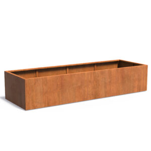 Cortenstål plantekasse 300x100x60