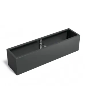 Plantekasse i stål flatpakket 200x50x50 cm