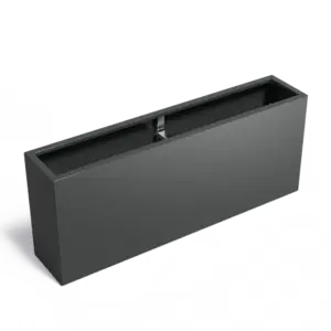 Plantekasse i stål flatpakket 200x40x80 cm