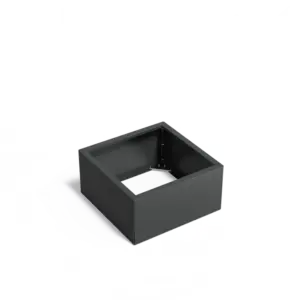 Plantekasse pulverlakkert stål. 80x80x40 cm