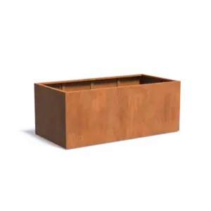 Rusty plantekasse i cortenstål