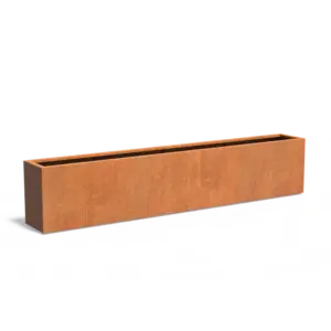 Rusty plantekasse i cortenstål
